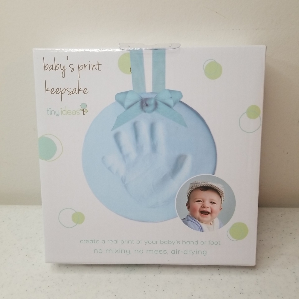 Baby handprint keepsake kit